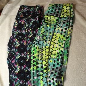 Two pairs of Victoria Secret leggings